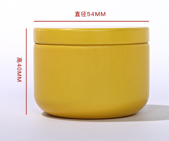 Bright Yellow Colored Metallic Jar for Candle Making(12pcs) | candle - Resinarthub