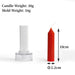 Acrylic Pillar Candle Mold (Crystal Point) | Mould - Resinarthub