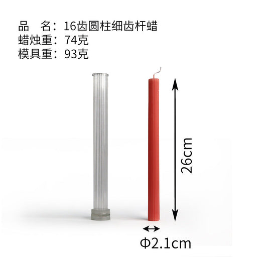 Acrylic Mold For Long Thin Candles | Mould - Resinarthub