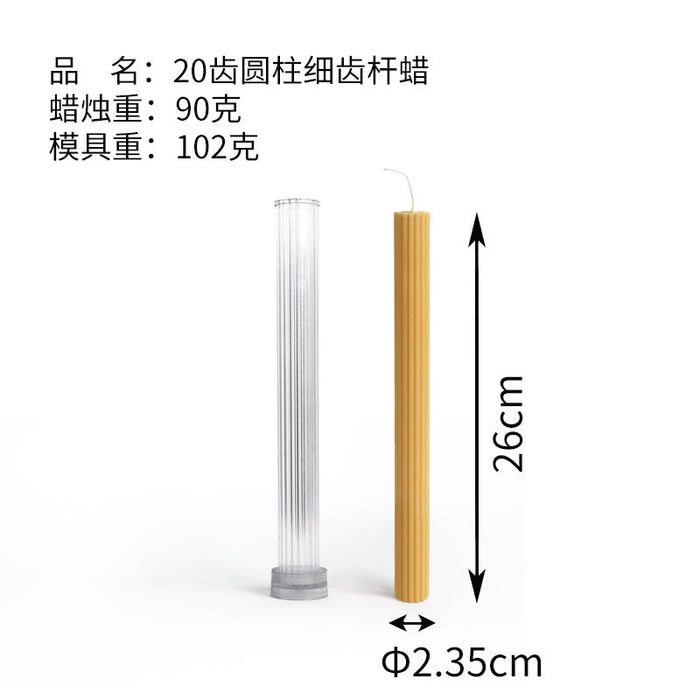 Acrylic Mold For Long Thin Candles | Mould - Resinarthub