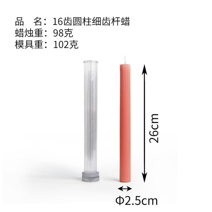 Acrylic Mold For Long Thin Candles | Mould - Resinarthub