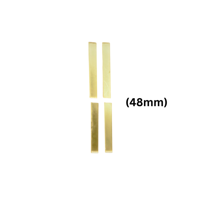 Acrylic Clock Accessories (Light Gold) | Fillings - Resinarthub