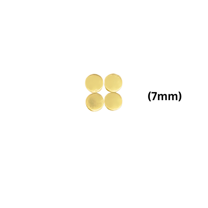 Acrylic Clock Accessories (Light Gold) | Fillings - Resinarthub