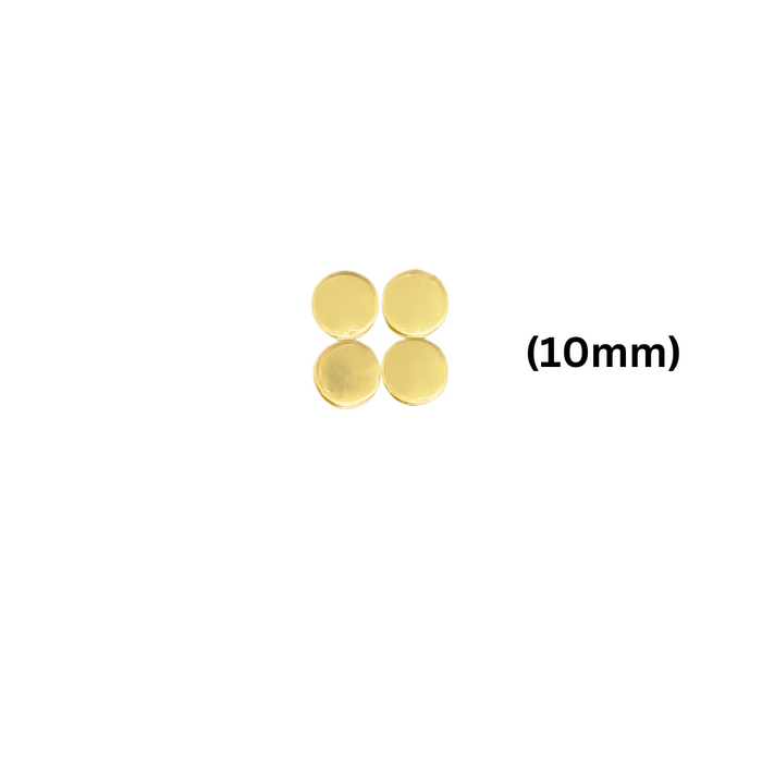 Acrylic Clock Accessories (Light Gold) | Fillings - Resinarthub