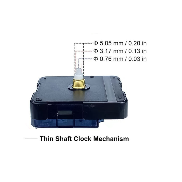 Clock Machine Thin Shaft (5 variants) | Fillings - Resinarthub