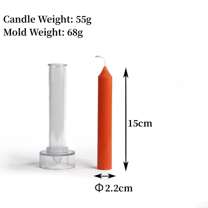 Acrylic Pillar Candle Mold (Crystal Point) | Mould - Resinarthub