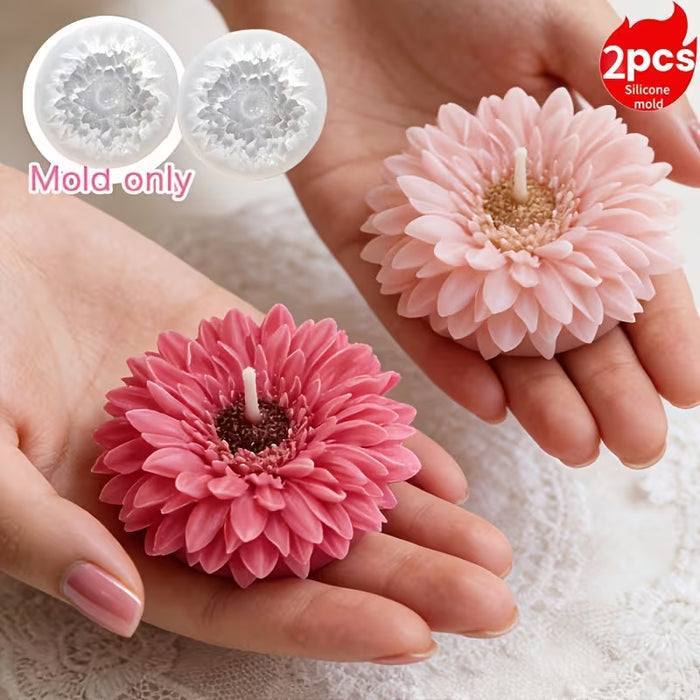 Gerbera Daisy Silicone Mold for Candle Making