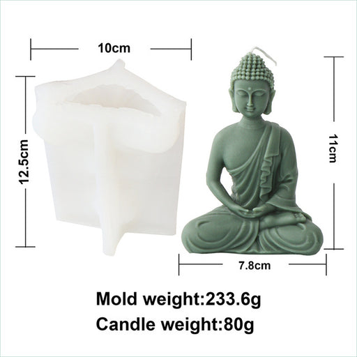 Buddha Silicone Candle Mold | Mould - Resinarthub
