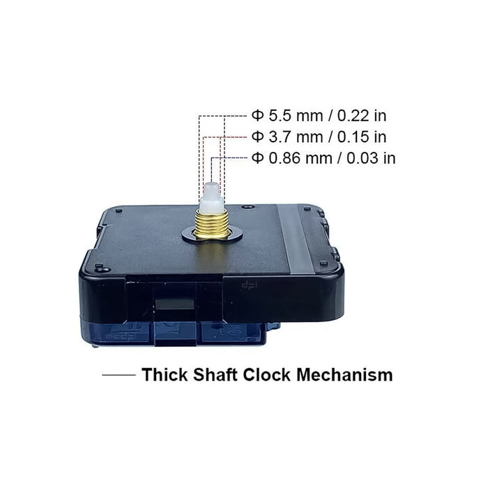 Black Clock Hands for Resin Clock Making/2 | Boards and Clock Accessories - Resinarthub