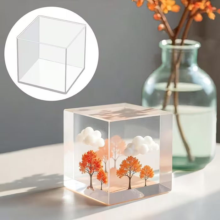 5pcs Cube Silicone Mold for Resin Art