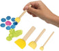 Round Sponge Paint Brushes set of 5 | Tools - Resinarthub