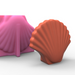Shell Shaped Silicone Vase Mold for Jesmonite Art | Mould - Resinarthub