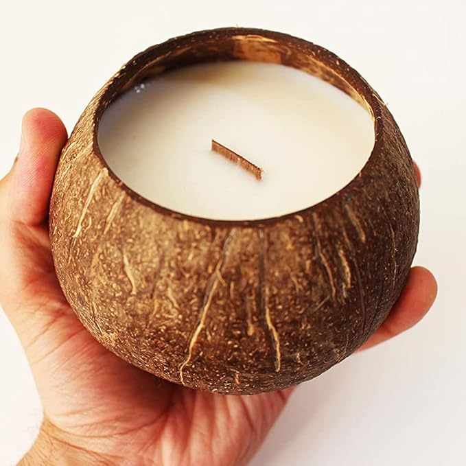 Coconut Shells for Candle Making (7-9cm Dia)
