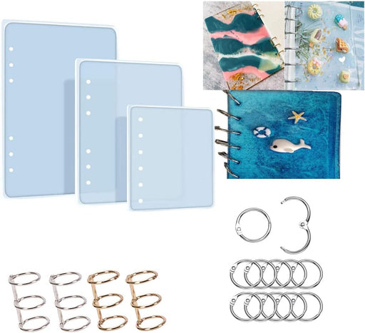 Notebook Shape Silicone Mold for resin aft craft  (8 variants) | Mould - Resinarthub