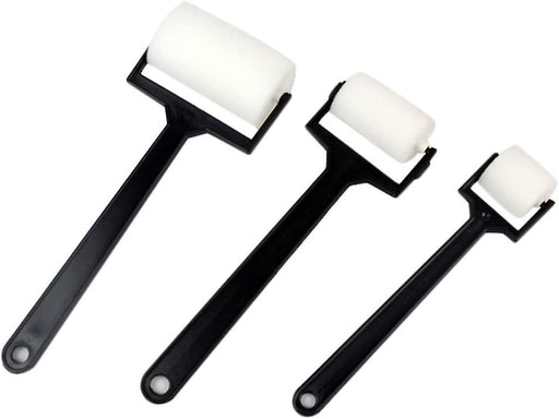 Set of 3 Plain Foam Roller Brushes | Tools - Resinarthub