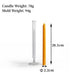 Acrylic Pillar Candle Mold (Crystal Point) | Mould - Resinarthub