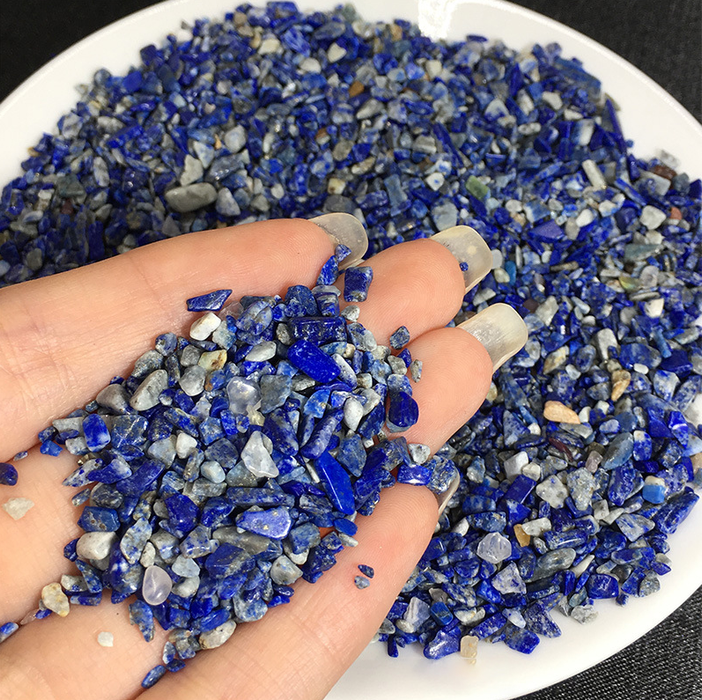 Blue Agate Colored Chips for Resin Art (2-4mm)