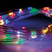 STRING LIGHT WITH SILVER WIRE 40 Multi Color | Fillings - Resinarthub