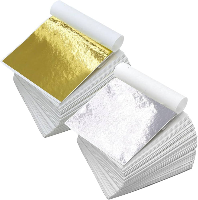 Set of 3 Imitation Foil Sheets for Art and Craft