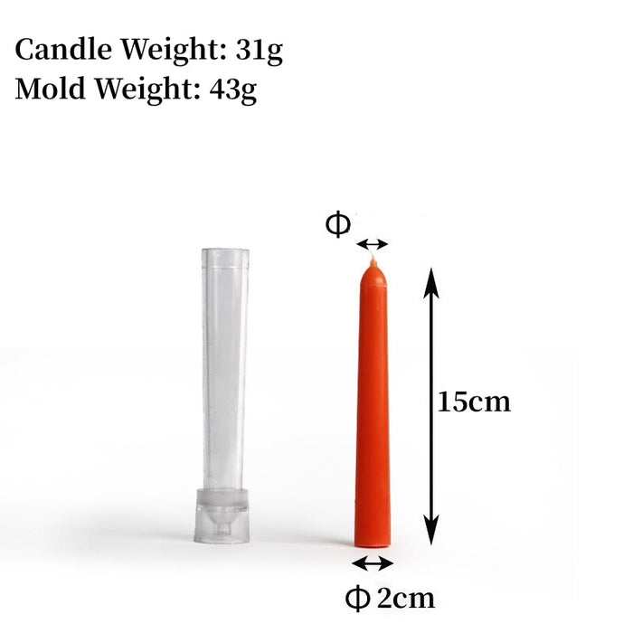 Acrylic Pillar Candle Mold (Crystal Point) | Mould - Resinarthub
