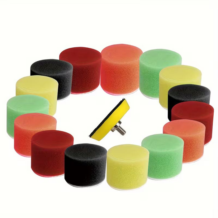 16pcs Buffing Sponge Polishing Pad Kit for Art and Craft