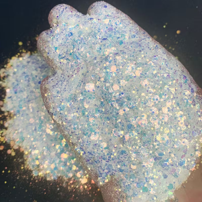 High Sparkling Opal Mix Fine Glitter for Resin Art(60g)