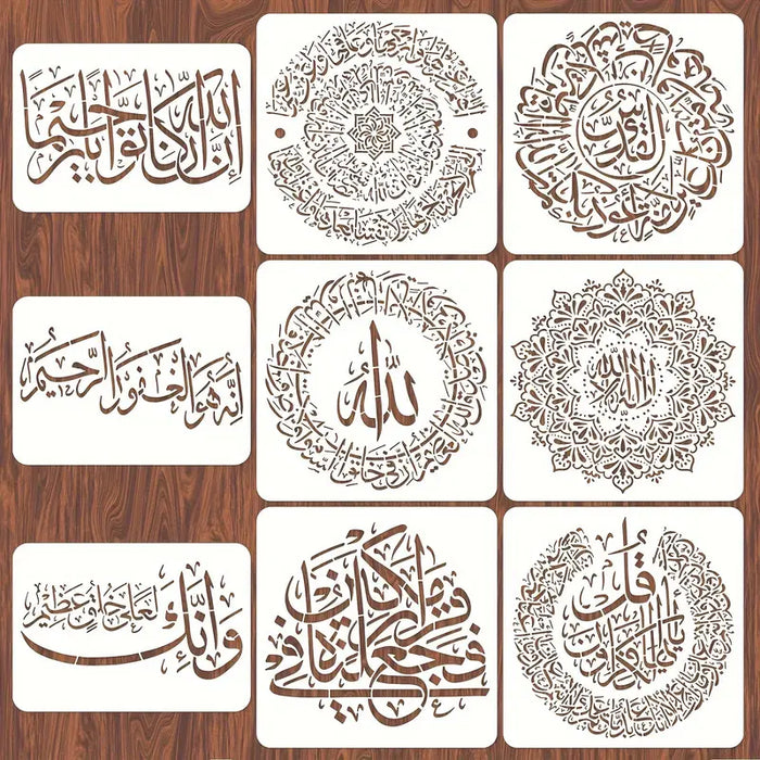 Islamic Calligraphy Stencils for Resin Art