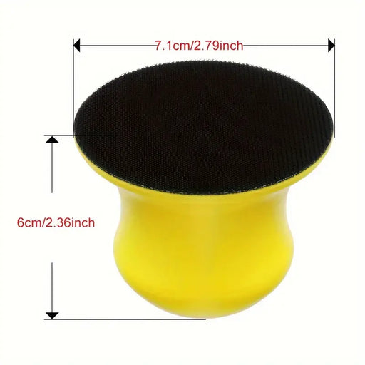 Round Hand Sanding Block with Hook and Loop Disc (3inch) | Tools - Resinarthub