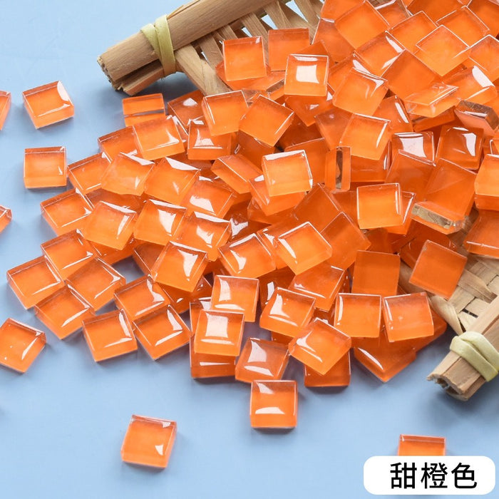 رقائق البرتقال الحلوة للموزاييك للفن الراتن - 500غ