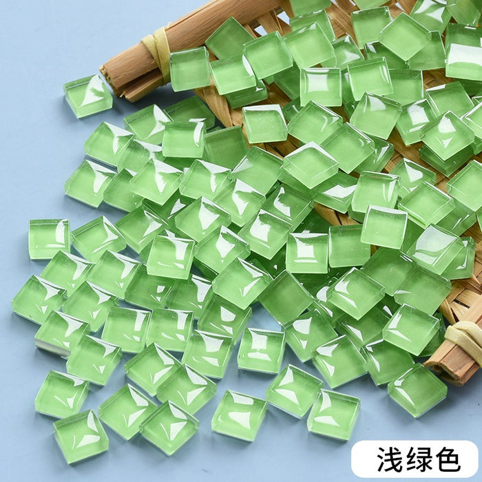 Pale Green Colored Mosaic for Resin Art - 500g |  - Resinarthub