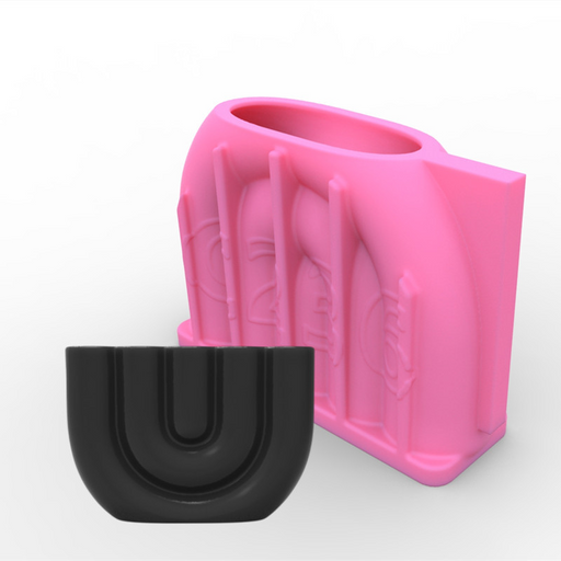 Multiple U-Shaped Candle holder Silicone Mold for Jesmonite Art. | Mould - Resinarthub