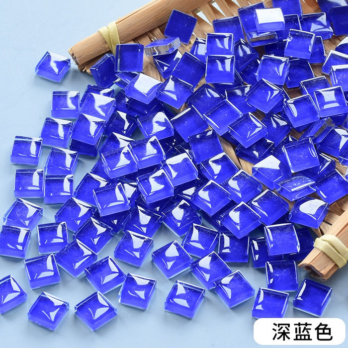 Midnight Blue Color Mosaic Chips for Resin Art - 500g | Fillings - Resinarthub