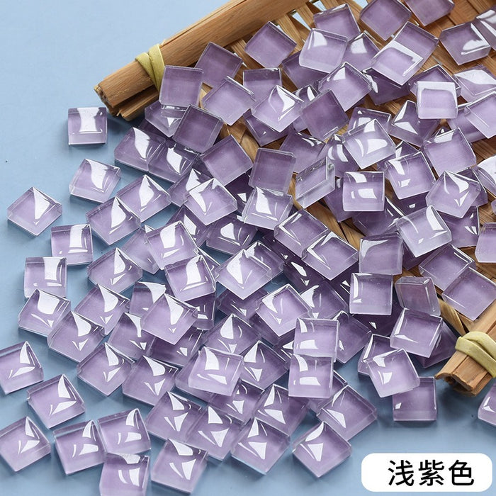 Pale Violet Colored Mosaic Chips for Resin Art - 500g | Fillings - Resinarthub