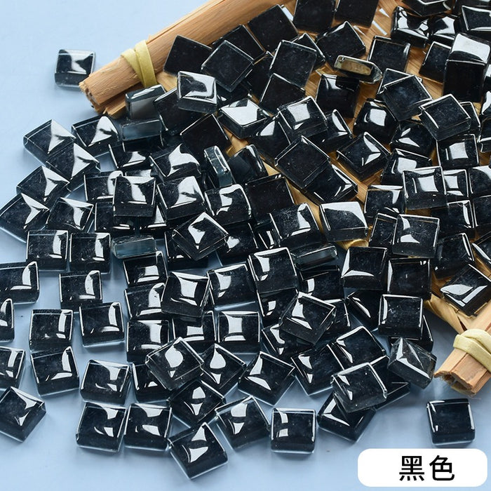 Black Colored Mosaic Chips for Resin Art -500g | Fillings - Resinarthub