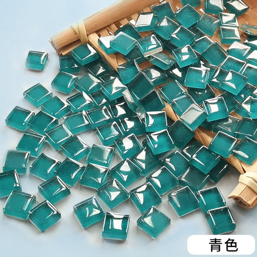 Teal Colored Mosaic Chips for Resin Art - 500g | Fillings - Resinarthub