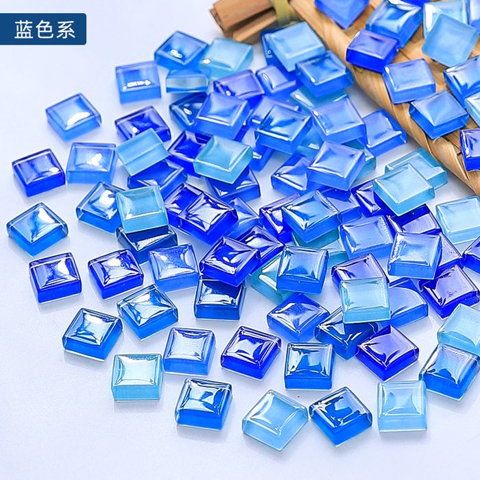 Sapphire & Sky Blue Color Mosaic Chips for Resin Art(500g)