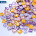 Amethyst, Rose, and Topaz Blend Colored  Mosaic Chips for Resin Art (500g) | Fillings - Resinarthub