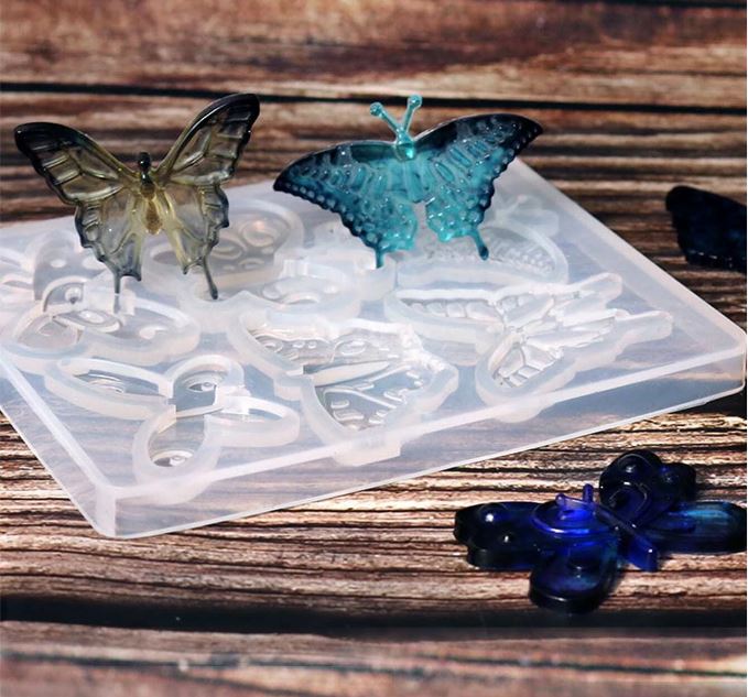 Butterflies Silicone Mold for Resin Art | Mould - Resinarthub