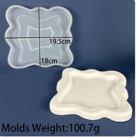 Irregular Shape Storage Tray Silicone Mold | Mould - Resinarthub