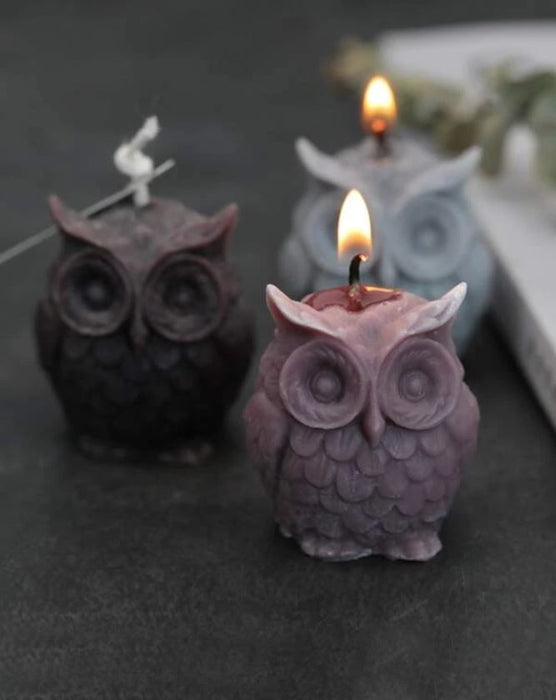 Owl Silicone Mold for Candle Holder | Mould - Resinarthub