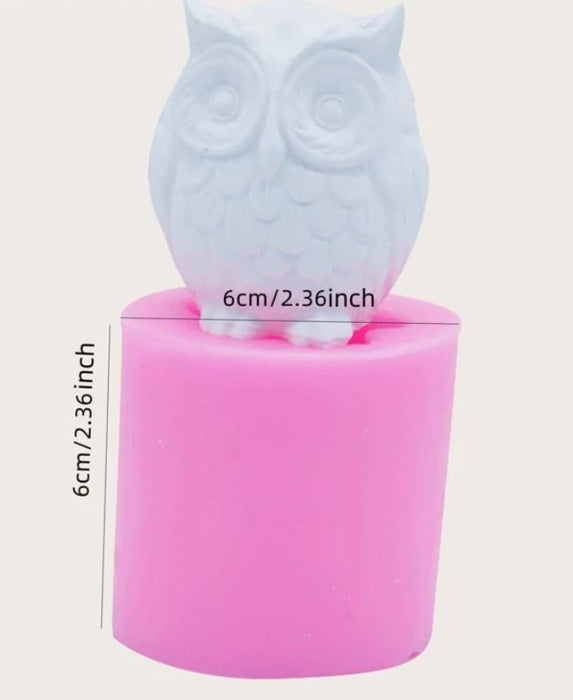 Owl Silicone Mold for Candle Holder | Mould - Resinarthub