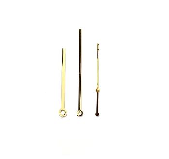 Clock Numbers and Hands/ Needles (Set of 1 Gold) | Boards and Clock Accessories - Resinarthub