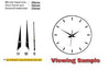 Clock Numbers and Hands/Needles (Set of 1) (Gold Numbers With Black Hands) | Boards and Clock Accessories - Resinarthub