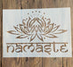Stencil 'Namaste'  29 *21cm for Resin Art | Tools - Resinarthub