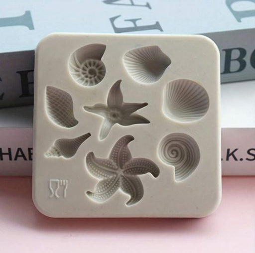 Ocean Shells Miniature Silicone Mold for Candle Making | Mould - Resinarthub