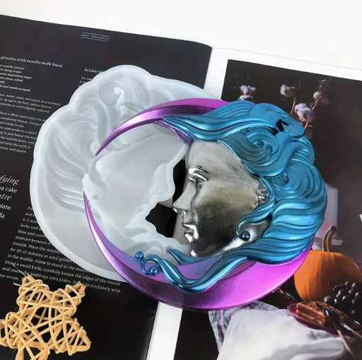 Moon Girl Silicone Mold  for Resin Art | Mould - Resinarthub