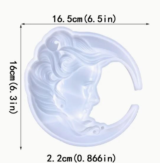 Moon Girl Silicone Mold  for Resin Art | Mould - Resinarthub