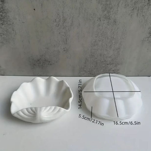 Marine Shell tray Silicone Mold for Jesmonite art (2 variants) | Mould - Resinarthub