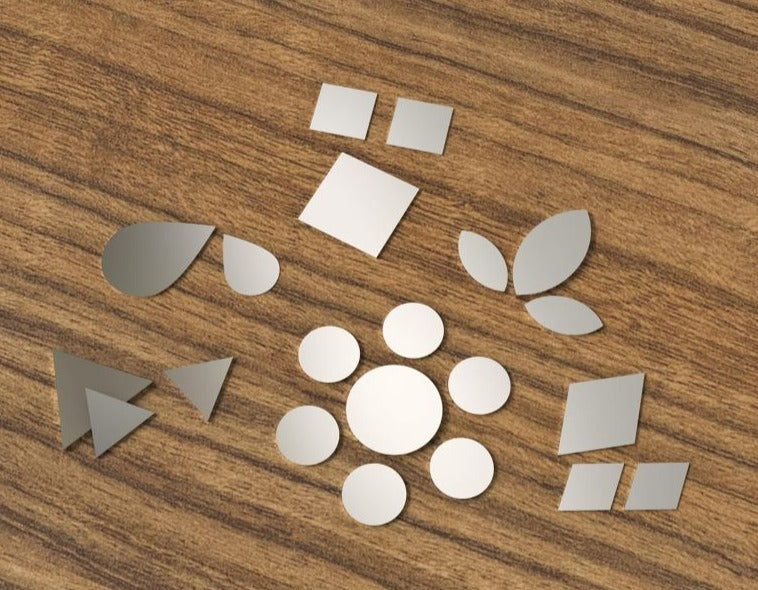 Mirror cuts for Art & Craft- Triangle | Fillings - Resinarthub