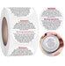 500pcs/Roll, Candle Warning Label Sticker For Candle Making | Tools - Resinarthub